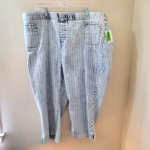 WESTBOUND NWT WOMEN 24W SKINNY CROP HIGH RISE